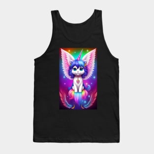 unicorn kitty Tank Top